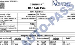 Raport auto RAR